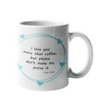 Mug with Bean Design