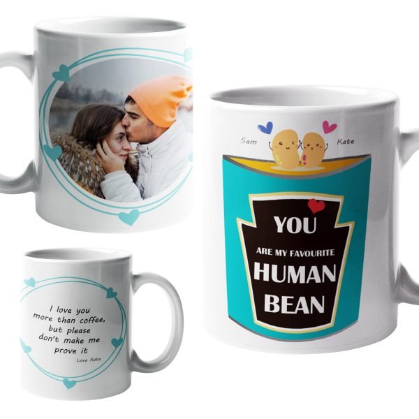 Mug with Bean Design