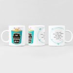 Mug with Bean Design