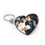 Wooden Heart Keyring