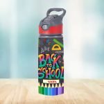 Aluminium personalised water bottle