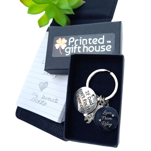 Fathers day dad keyring - printedgifthouse