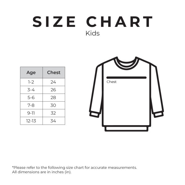 Sweatshirt Size Chart_Children