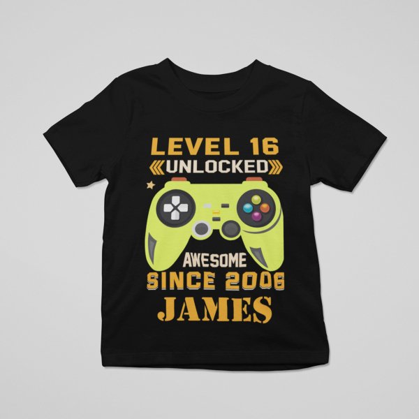 Personalised 16th Birthday T-Shirt