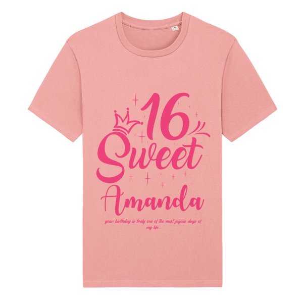 Personalised 16th Birthday T-Shirt