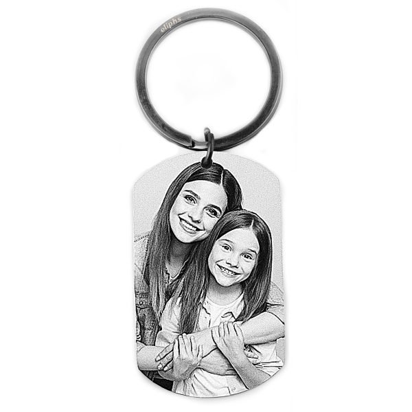 Engraved mum tag