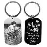 Engraved mum tag