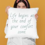 Delightful 3-Pack of Personalised White Satin Cushion Covers