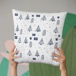 Delightful 3-Pack of Personalised White Satin Cushion Covers
