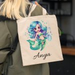 Personalised Mermaiden Tote Bag