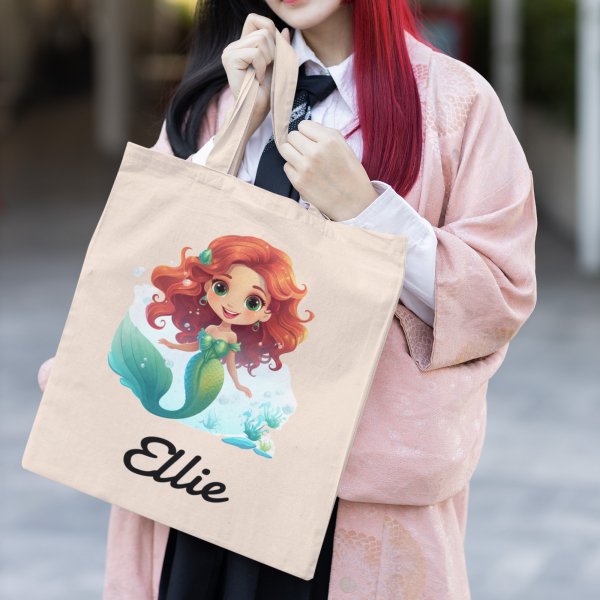 Mermaiden Personalised Tote Bag
