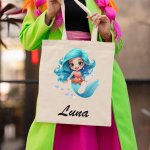 Mermaiden Personalised Tote Bag