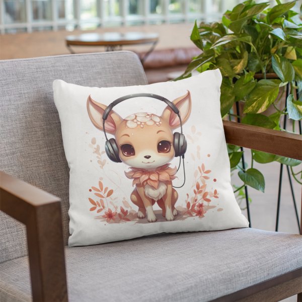 Christmas Cute Deer Pillow Case - Printedgifthouse