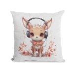 Christmas Cute Deer Pillow Case - Printedgifthouse