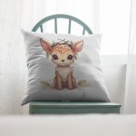 Christmas Cute Deer Pillow Case - Printedgifthouse