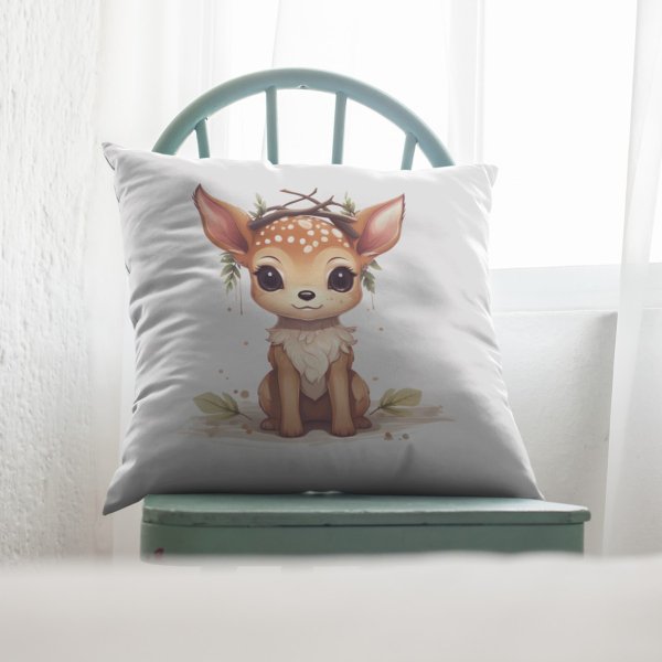 Christmas Cute Deer Pillow Case - Printedgifthouse