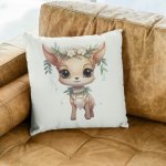Christmas Cute Deer Pillow Case - Printedgifthouse