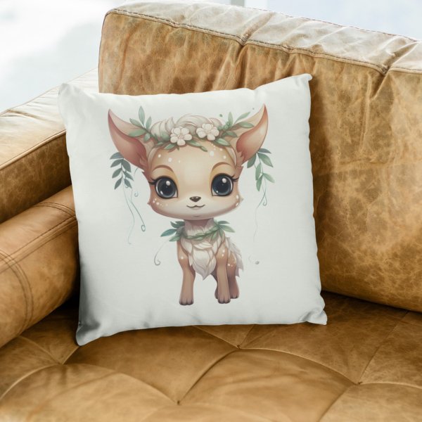 Christmas Cute Deer Pillow Case - Printedgifthouse