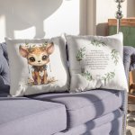 Christmas Cute Deer Pillow Case - Printedgifthouse