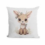 Christmas Cute Deer Pillow Case - Printedgifthouse