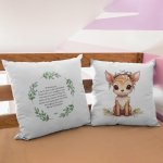 Christmas Cute Deer Pillow Case - Printedgifthouse