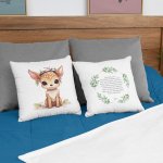 Christmas Cute Deer Pillow Case - Printedgifthouse