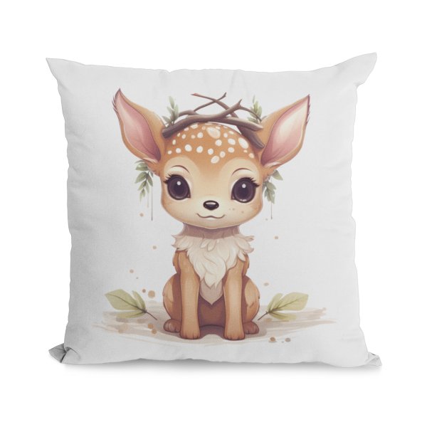 Christmas Cute Deer Pillow Case - Printedgifthouse
