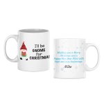 Christmas Gnomes Printed Personalized Mug - printedgifthouse