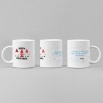 Christmas Gnomes Printed Personalized Mug - printedgifthouse