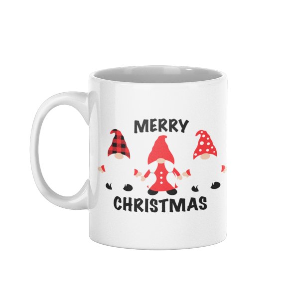 Christmas Gnomes Printed Personalized Mug - printedgifthouse