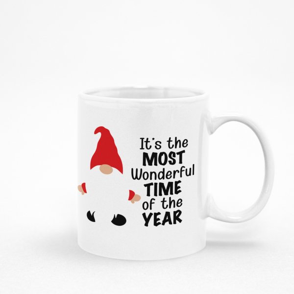 Christmas Gnomes Printed Personalized Mug - printedgifthouse