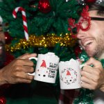 Christmas Gnomes Printed Personalized Mug - printedgifthouse