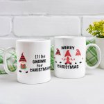 Christmas Gnomes Printed Personalized Mug - printedgifthouse