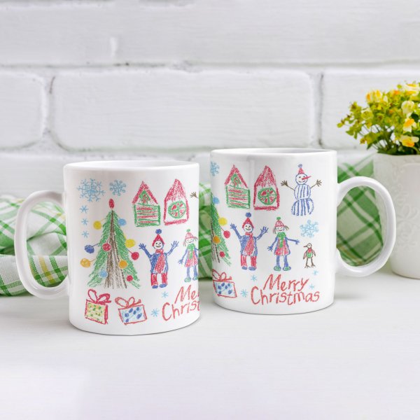 Kids drawing mug