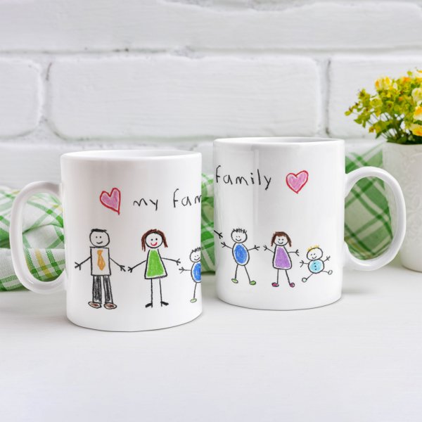 Kids drawing mug