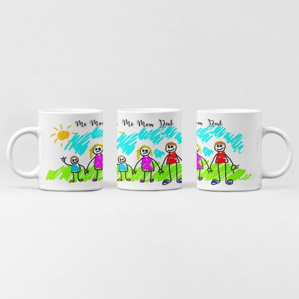 Kids drawing mug