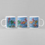 Kids drawing mug