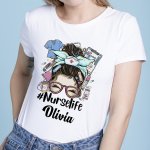 Personalized Job Title Messy Bun T-Shirt - printedgifthouse.com