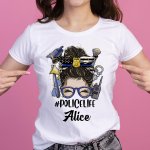 Personalized Job Title Messy Bun T-Shirt - printedgifthouse.com