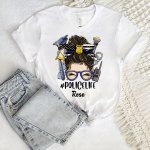 Personalized Job Title Messy Bun T-Shirt - printedgifthouse.com