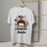 Personalized Job Title Messy Bun T-Shirt - printedgifthouse.com