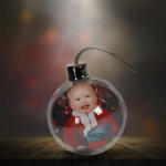 Personalized Picture Printed Baubles