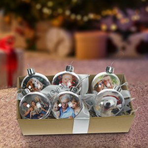 Personalized Picture Printed Baubles