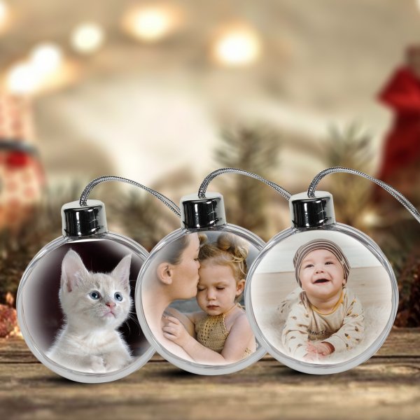 Personalized Picture Printed Baubles