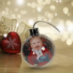 Personalized Picture Printed Baubles