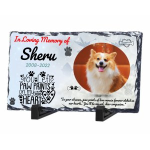 Personalized dog memorial slate-printedgifthouse