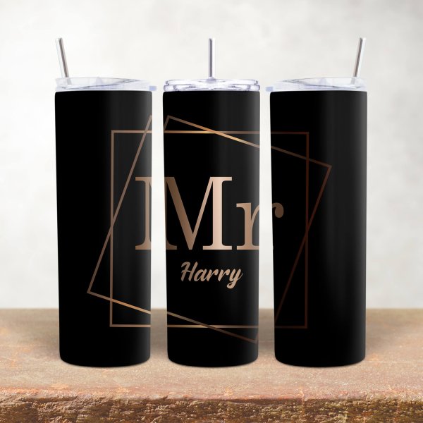 Mr & Mrs tumbler