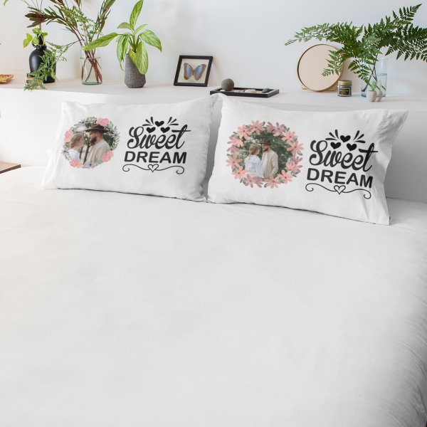 Unique personalised pillow case-printed gift house