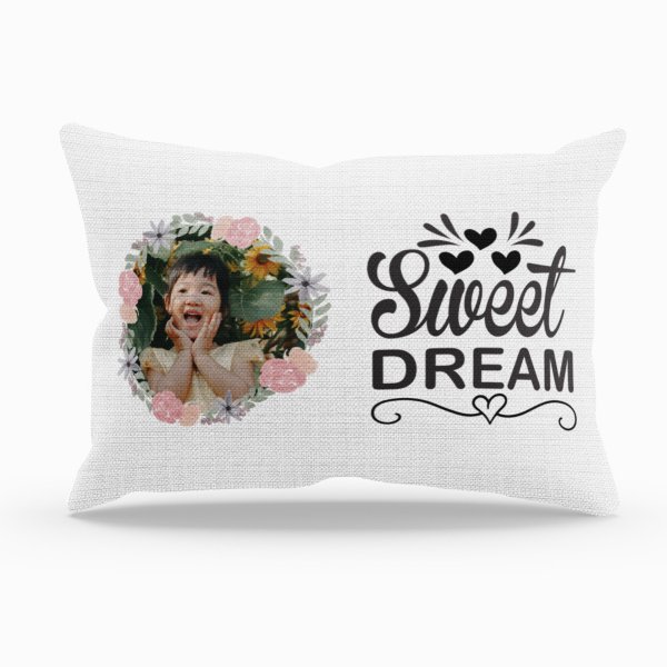 Unique personalised pillow case-printed gift house