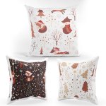 delightful 3-pack of personalized white satin cushion covers - PrintedGiftHouse